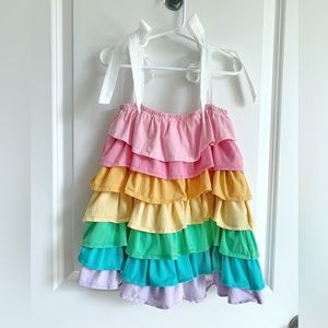 Lola + the Boys Ruffle Pastel Sun Dress